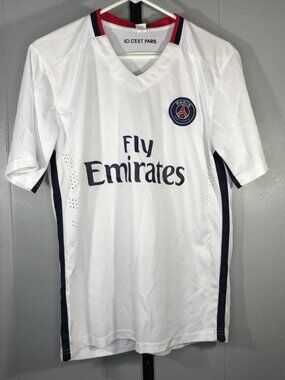UA Paris Saint-Germain PSG Fly Emirates 15-16 Away Soccer Jersey mens Sz XL